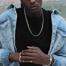 'Chaine Stainless Steel Mens Cuban Link Chain Black/18K Gold Miami Cuban Chain Necklace 5mm/7mm/9mm/12mm/14mm Width No Tarnishand Durable Hip Hop Mens Jewelry 18''-30'' Send Gift Box' - aAcerode5mmdeancho - Ver 4