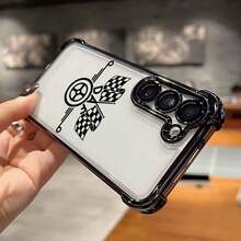 Funda de Teléfono de Lujo para Camión, Adecuada para S25, S24, S23, S22, S21, S20 FE, S20 Ultra, A03s, A04E/M04, A05s, A06 4G, A13 4G, A15 4G/5G, A25 5G, A32 4G, A55 5G, A03, A04, A05, A12/M12 4G, A13 5G/A04S, A16 4G/5G, A35 5G, S20, S20 Plus, A34 FE Ultra Plus 4G/5G - Funda Trasera Transparente Suave a Prueba de Golpes - Colores mixtos - Ver 4