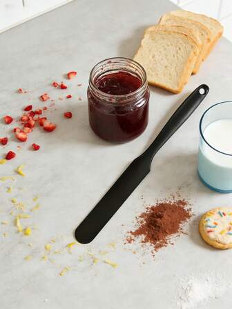 1 adet Silikon Spatula, Yapışmaz Kazıyıcı, Silikon Malzeme, Isıya Dayanıklı, Pişirme Aleti, Mutfak Gereçleri, Yemek Pişirme Aksesuarı