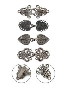 1/3/4件复古毛衣螺旋披肩领胸针别针，开衫别针，衬衫别针，适合女性的配饰，新年礼物，情人节礼物，女士礼物