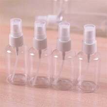4pcs 30ml Refillable Spray Bottles, Portable Reusable Fine Mist Sprayer Bottles, Travel Size Cosmetic Sample Spray Containers - Clear - View 5