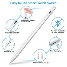 FCV 1pc USB-C Fast Charging Stylus Pen Compatible With IPad 6th To 11th Generation, Apple IPad Pro 11"/12.9" (2018-2025), IPad Air 3/4/5/M2/M3, IPad Mini 5/6 - Multicolor - View 8