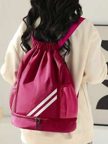 SEYATULLH Basketball Backpack, Outdoor Travel Bag, Yoga Fitness Travel Backpack, Basketball Bag With Shoe Compartment, Climbing Backpack - Multicolor - View 4