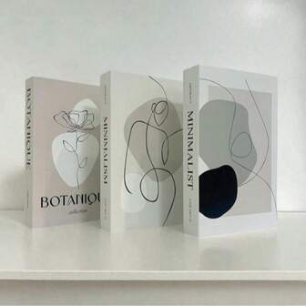 3 Parçalı Sahte Kitap Dekoru, Lüks Dekoratif Kitaplar, Oturma Odası Dekorasyonu, Ev Dekorasyonu, Sehpa Kitapları, Modern Şık Dekoratif Kitaplar, İstiflenebilir Sergileme Kitapları, Otel Dekorasyonu, Hediyeler - Minimalist Sahte Kitap Dekoru, İskandinav Ev Dekorasyon Kitapları, Kahve Dükkanı Dekorasyonu, Sergi Salonu Masa Üstü Sahte Kitaplar, Sergi Salonu Fotoğraf Çekimi İçin Sahte Kitaplar