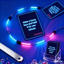 50张派对游戏卡片，适合团体休闲娱乐，万圣节/圣诞节/感恩节礼物，纸质材质 - 彩色 - 查看 6