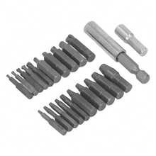 Screw Extractor Kit High Speed Steel Broken Damaged Bolt Remover Tool with Screwdriver Bits - Negro - Ver 7