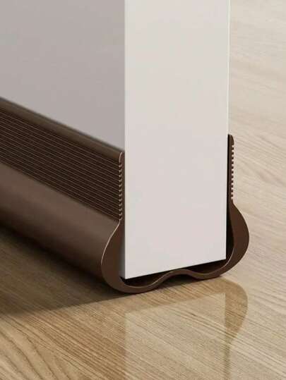 1pc Adjustable Flexible PVC Door Bottom Sealing Strip - Waterproof, Noise Reducing Bottom Protective Tape With Soft PVC Seal, Used For Sound Insulation And Insect Prevention, Easy To Install, Suitable For Home And Office Use, Elastic Door Bottom Sealing Strip