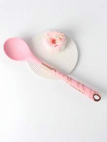 4件/8件套硅胶烹饪用具套装，厨房工具包括锅铲、漏勺、汤勺、刮刀、铲子，耐热易清洗，适用于煎炸和烹饪。 - 西瓜粉 - 查看 9