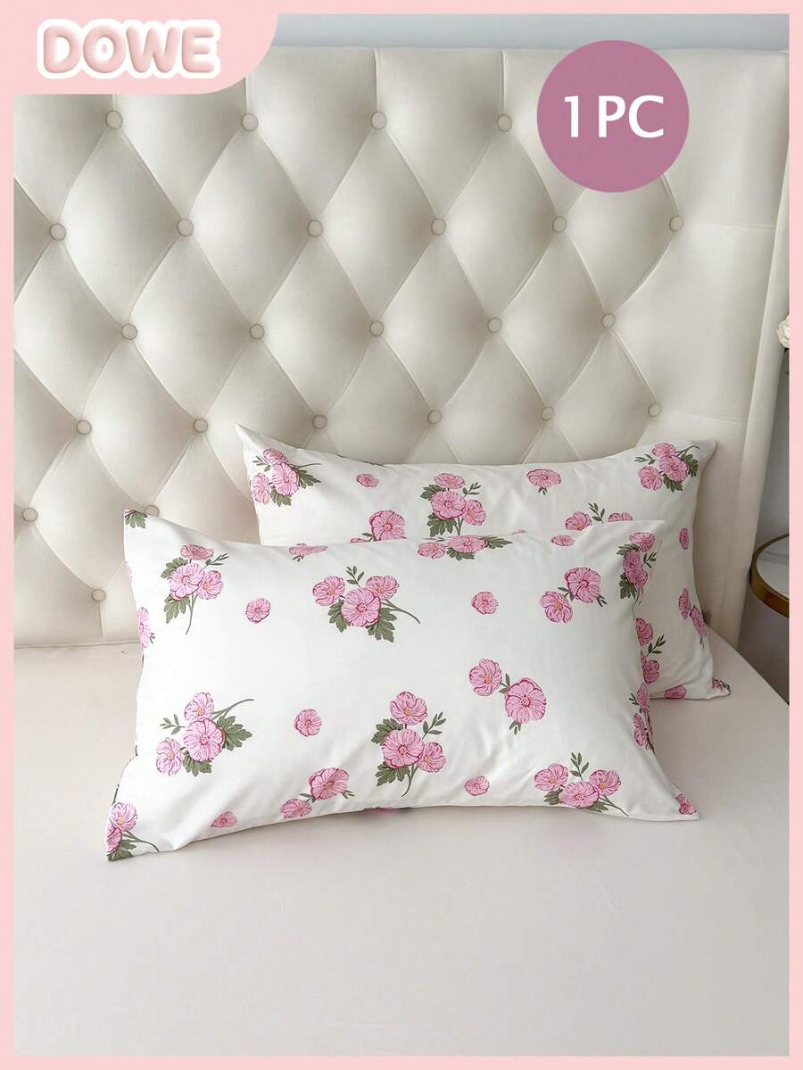 1pc 100% Polyester Floral Pattern Envelope Pillow Cover, No Filling - Multicolor - View 1