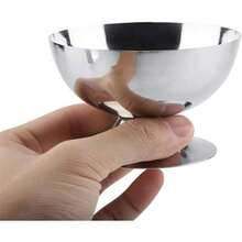 R's Hapivida Copa de Helado Taza de Helado Tazón de Acero Inoxidable para Helados Cuencos Mini Tazas de Yogur con Patas Redondas Tazas Pudín Metal Reutilizable para Postre Sundae Frutas Short - Corto-1 pieza - Ver 9