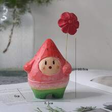 1-6pcs Random Style Cute Night Cherry Blossom Animal Party/Plush Toys, Sonny 3-Inch AngGel, Fashion Party Angel Plush Doll Cute Animal Party, Party Decor Random Style, Office Decor, Model, Collectible Decoration, Thanksgiving/Valentine's Day Gift, Birthday/Graduation Gift, Phone Accessories, Decorative Model, Collectible Plush Doll, Backpack Hanging Decor, Christmas/Halloween/Birthday Party Gift, Valentine's Day Gift - Multicolor - View 4