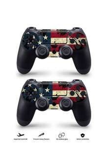 1 Set Slim Game Console Printed Skin Sticker, Waterproof Durable Scratch-Resistant Protective Decal