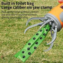 Pet Pooper Scooper Tool, No-Touch Dog Poop Cleaner, Portable Cleaning Supplies