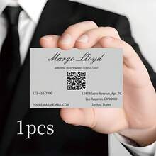 Customized Business Cards, Personalized Cards, Customizable QR Code Contact Info, Suitable For Business/Work/Office Professionals, Customized Cards, Business Cards, Customized QR Code Cards