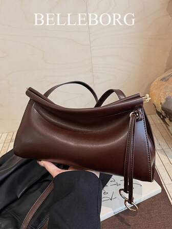 Bolso de hombro minimalista y elegante, versátil para uso diario, ir de compras y commuter para mujeres