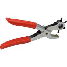 Leather Hole Punch, Leather, Fabric & Paper Hole Puncher, Multifunctional Round & Flat Hole Manual Punch Tool
