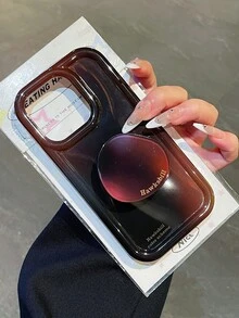 Ốp điện thoại Amber Aesthetic tương thích với iPhone 15 Pro Max, 14 Pro, 13, 12 Pro, 11, Creative & ốp bảo vệ dành cho nữ của Apple 14. - Đen và đỏ - Xem 7