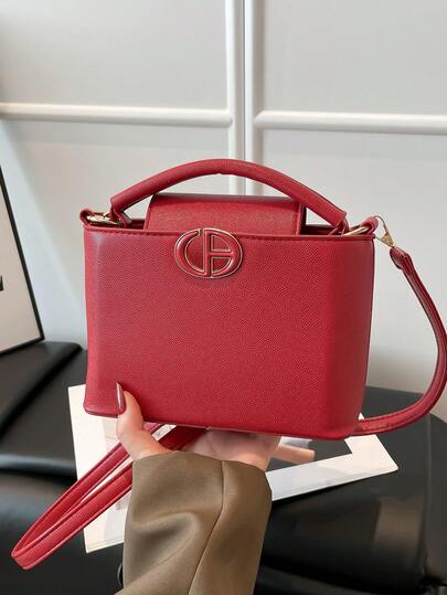 1pc Women's Fashion Versatile Shoulder Bag, Portable Niche Handbag, Lightweight Luxury Handbag Suitable For Dates, Work, Shopping