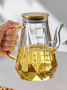 1pc Glass Oil Bottle, 500ml/700ml/900ml Large Capacity Oil Bottle With Measurement Scale, Smooth Pouring, Leak-Proof, Kitchen Seasoning Bottle For Liquid Soy Sauce, Vinegar, Etc. (Bubble Wrap And Kraft Paper Packaging For Christmas Decoration) - Multicolor - View 14