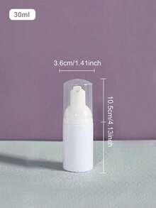 1pc/2pcs 30ml/40ml/50ml/60ml/80ml Mousse Foaming Bottle, Foaming Face Wash Refillable Bottle, Cosmetic Refill Bottle - White - View 15