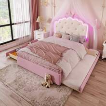 Bed Frames - Pink - View 1
