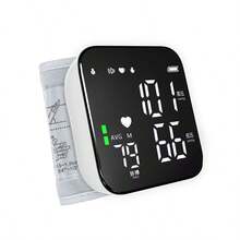 Wrist Blood Pressure Monitor With LED Large Display, One-Button Operation, Blood Pressure Measurement - Multicolor - View 4