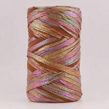 1pc Polyester T-Shirt Yarn For DIY Crafting Crochet And Knitting - Bags,Cushions,Dolls,Baskets,Scarves - Multicolor - View 8