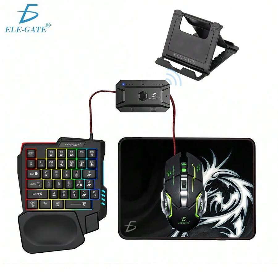 Kit Gamer Bluetooth Para Celular Android 5 en 1 - Multicolor - Ver 1