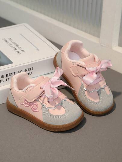 1 par de zapatos de entrenamiento para bebés y niños pequeños en otoño, zapatillas de deporte suaves para niños/niñas de infantil