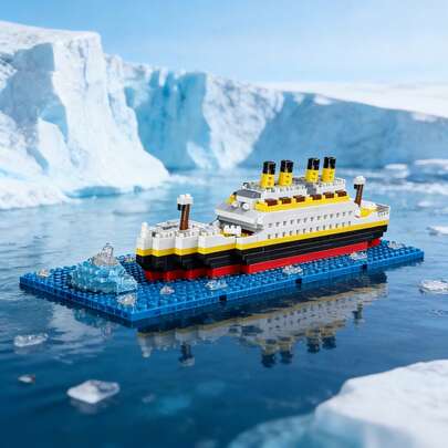 3806 Pcs Ship - Themed Micro Mini Building Blocks In Bags: Meticulously Crafted With Smooth, Burr - Free Surfaces. Featuring , Small Icebergs, And Super Small Icebergs. Rich In Colors, Multiple Styles To Choose From. A Blessing For Ship Collectors. Develop Spatial Thinking And Cultivate Patience. Ideal For Home Decor, Birthday Gifts, And Graduation Presents