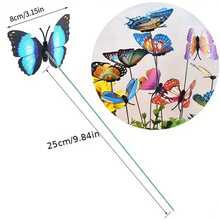 20 chiếc cọc trang trí hình bướm nhiều màu sắc cho sân vườn, trang trí sân vườn hình bướm chống thấm nước, trang trí tiệc hình bướm 3D, cọc trang trí sân vườn, trang trí chậu cây, trang trí đám cưới, trang trí sân vườn, trang trí nhà hiện đại cho ngày Valentine, trang trí chậu hoa và bình trồng cây phát sáng nhiều màu sắc, trang trí sân vườn. - Nhiều màu - Xem 21