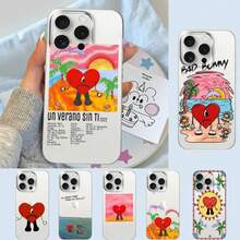 Funda de teléfono  Maluma compatible con  17 16 15 11 13 14 Pro Max 7 8 Plus X Xr Xs Max Se2020 13mini, funda transparente, compatible con funda de  17, funda de  17 Pro, funda de  17 Pro Max - z2 - Ver 1
