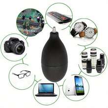 1pc Mini Air Duster - Small Rubber Nozzle - Multifunctional Cleaning Tool For Electronics And Optical Devices, Dust Removal Tool, Fashionable Black Design, Squeeze Ball Air Blower - Multicolor - View 4