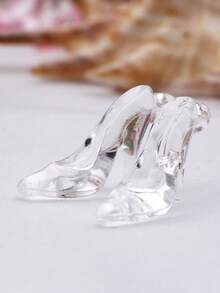 24个/包 亚克力迷你3D高跟鞋婚礼摆件微缩装饰品派对DIY装饰蛋糕装饰工具 - 彩色 - 查看 4