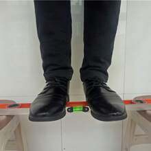 1pc 600/300mm Horizontal Ruler, Solid Aluminum Alloy With Magnet, Balanced, Shockproof, Multi-Function Level Ruler - Burnt Orange - View 3