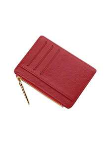 New Mini Zipper Women Coin Purse Small Wallet Multi-Card Slots Key Chain Card Holder For Women Wallet Purse Wallet Cute Wallet Keychain Mini Wallet Travel Essential Badge Holder Id Card Holder Id Holder
