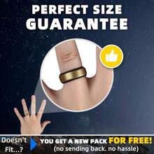Egro - Anillos de silico para hombre 1/4/5/6/7 paquete múltiple de anillos de boda de goma de silico transpirables para hombre borde escalodo - como en la foto - Ver 6