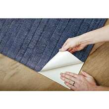 RoomMates RMK11976WP Crackled Stria Texture 1 Peel and Stick Wallpaper, beige, taupe(azul, azul marino, (blue, navy)) - Multicolor - Ver 4