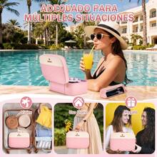 Make Up Bags - Pink - With Mirror - View 7