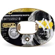Battle Oxygen - Protector bucal de fútbol y deportes - Máximo oxígeno - Boquilla se ajusta a usuarios con o sin brackets - Protector de absorción que protege los labios y los dientes, edición limitada de camuflaje(Benjamin Xx) - Multicolor - Ver 1