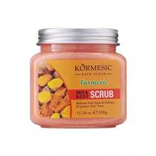 300g/350g/400g Exfoliante Corporal con Café, Cúrcuma y Coco - Hidratante Suave e Irritación Reducida, Contiene Squalano Botánico y Ingredientes de Coco para el Verano. 300g/350g/400g Exfoliante Corporal de Melón y Karité - Hidratante Ultra con Semillas Reales, Fórmula para Todo Tipo de Piel Claro Beige, Nutritivo o Limpiador, Exfoliación Suave, Producto de Belleza Temático Frutal, Semillas en el Exfoliante. Exfoliante Corporal Hidratante de Frutas Elimina Piel Muerta. 300g/350g/400g SADORER Sal Rosa del Himalaya Exfoliante, Unisex-Adulto Exfoliación Física Corporal, a Base de Glicerina, Todos los Tipos de Piel, con Limpieza Profunda y Masaje de Partículas Suaves para el Cuidado de la Piel. Exfoliante Corporal - Set de Coco y Sandía, 300g/350g/400g : Exfoliación Física, Hidratante, Suavizante y Reafirmante para Rostro y Cuerpo, Hipoaergénico, Sin Ftalatos, Ideal para Piernas, Rodillas, Pies, Brazos y Todo el Cuerpo, Regalo Perfecto para Familiares y Amigos. - Crema exfoliante de cúrcuma 350g - Ver 2