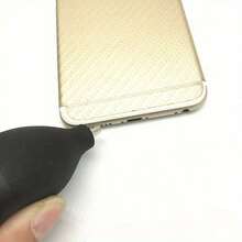 1pc Mini Air Duster - Small Rubber Nozzle - Multifunctional Cleaning Tool For Electronics And Optical Devices, Dust Removal Tool, Fashionable Black Design, Squeeze Ball Air Blower - Multicolor - View 8