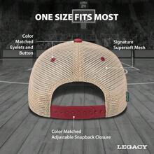Legacy NCAA Officially Licensed Baseball Hat, Lightweight Cap for Men & Women, (OFA), One Size Fits Most, Snapback Closure - Cardenal de Stanford - Ver 2