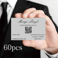 Customized Business Cards, Personalized Cards, Customizable QR Code Contact Info, Suitable For Business/Work/Office Professionals, Customized Cards, Business Cards, Customized QR Code Cards