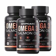 Omega 3-1280mg por Cápsula - Aceite de Salmon - EPA y DHA - 90 Cápsulas para 3 Meses - Omega-3 - Fish Oil Salmon Oil - Tres botellas - Ver 11