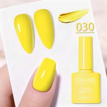 专业沙龙级凝胶指甲油,7.5毫升可卸UV/LED凝胶,高显色度裸色和闪粉色,易于涂抹的指甲胶水,适合在家DIY美甲设计 - 彩色 - 查看 52