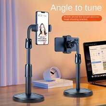 360° Adjustable Rotatable Foldable Telescopic Stable Flexible Portable Desk Phone Stand Holder Compatible With IPhone, Android Phone, Gift For Birthday, Family, Friends For Office, Dorm And Home Use Gifts Birthday Home Dorm Office 360 Degree Rotating Phone Holder Strong Load-Bearing - Multicolor - View 4