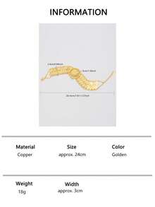 镀金硬币手链，男女皆宜，硬币手链饰品，非洲礼物 - 金色 - 查看 15