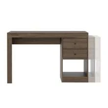 Techni Mobili Expandable Home Office Desk, Walnut - 1 - View 6
