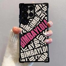 Funda de teléfono con letras coloridas de moda para S25 S25 S24 S23 S22 S21 S20 S20 FE S20 Plus A03 A03 Core A03s A04 A04E A05 A05S A06 4G A12/M12 4G A13 5G/A04S A15 A16 A24 5G A25 A32 4G A32 5G A34 A35 5G A54 A55 Note10+ Note20 Ultra S21 FE Ultra Plus 4G 5G Funda trasera transparente y suave a prueba de golpes - Colores mixtos - Ver 2